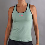 Endless Bekleidung Endless Mile Tank-Top Damen-Grün,Dunkelblau
