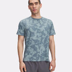 Under Armour Bekleidung Under Armour Launch Elite Print Laufshirt Herren-Petrol,Blaugrau