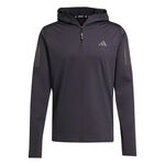 adidas Bekleidung adidas Own The Run Winter Half-Zip Laufshirt Herren-Schwarz