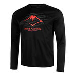 ASICS Bekleidung ASICS Fujitrail Logo Longsleeve Herren-Schwarz,Orange