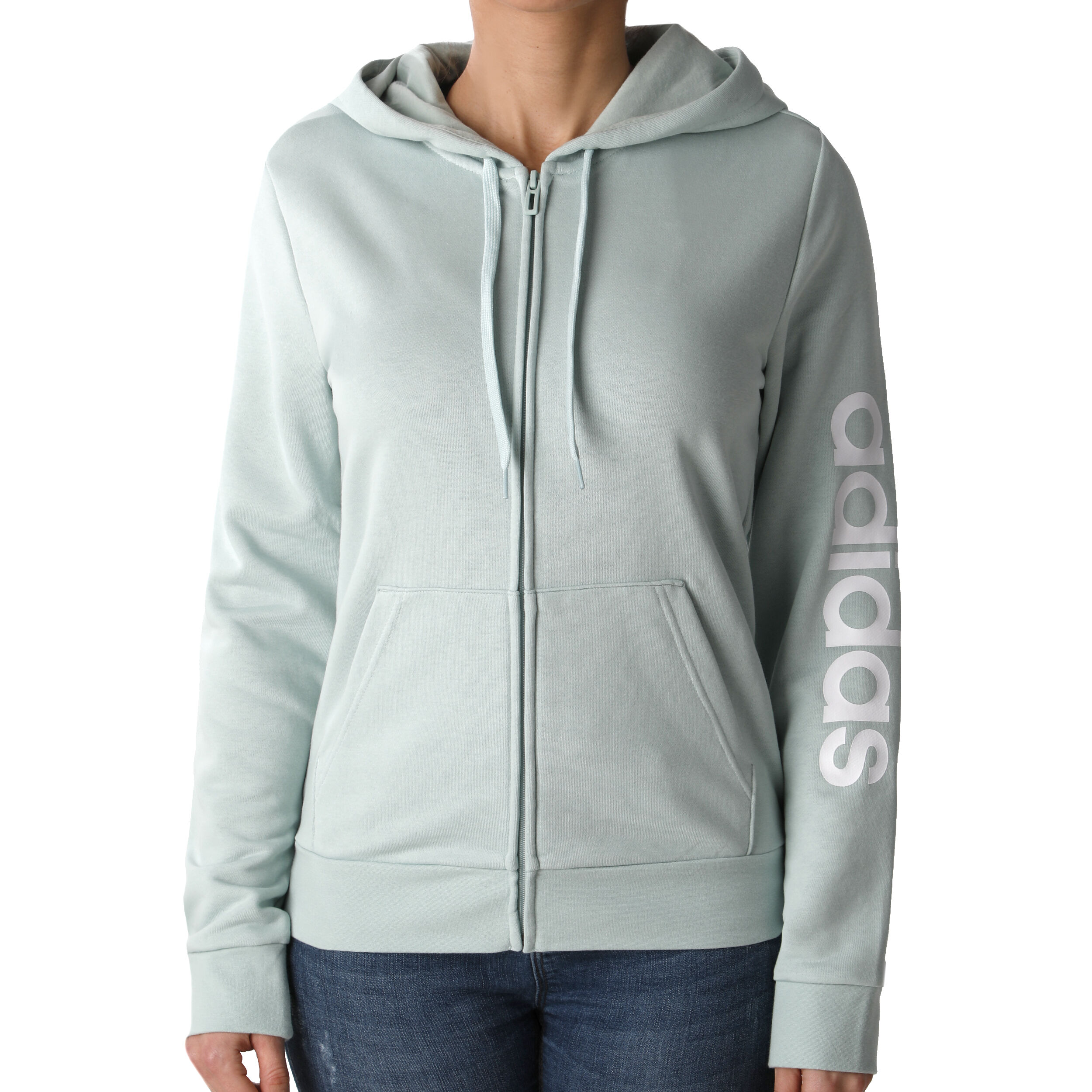 adidas Essentials Sweatjacke Damen Mint WeiB online kaufen Tennis Point AT