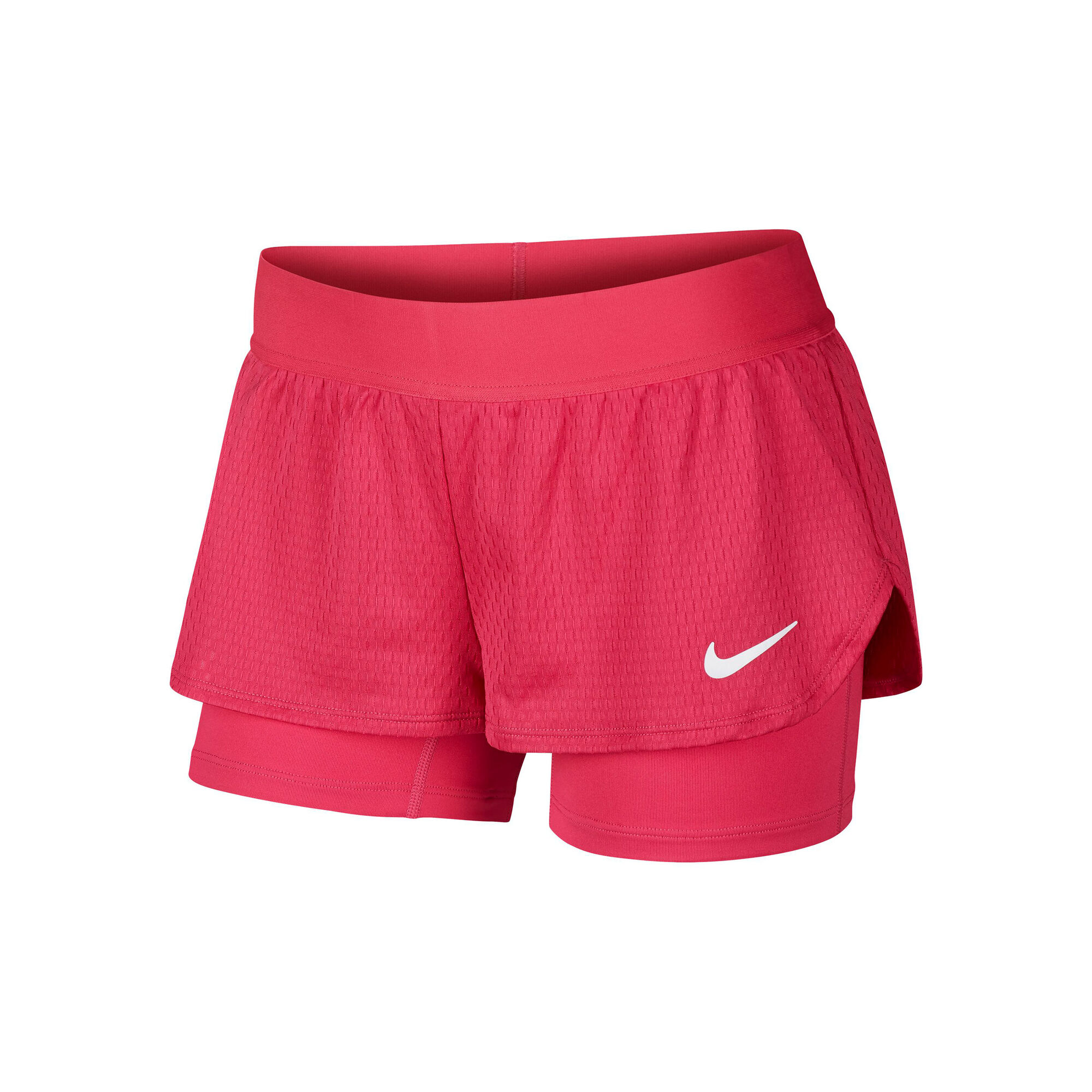 Nike Court Flex Shorts Mädchen Pink Weiß online kaufen Tennis Point