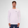 Crew Roundneck Longsleeve Herren-Wei&szlig;