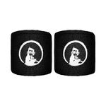 Quiet Please Tennisbekleidung Quiet Please Short Schweißband 2er Pack-Schwarz