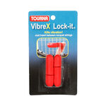 Tourna Schl&auml;gerzubeh&ouml;r Tourna Vibrex Lock D&auml;mpfer 2er Pack-Rot