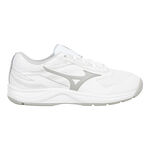 Mizuno Tennisschuhe Mizuno Break Shot 5 Teppichschuh Damen-Weiß,Grau