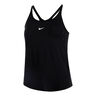 One Dri-FIT Strappy Tank-Top Damen-Schwarz