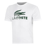 Lacoste T-Shirt Lacoste TEE-SHIRT T-Shirt Herren-wei&szlig;, gr&uuml;n