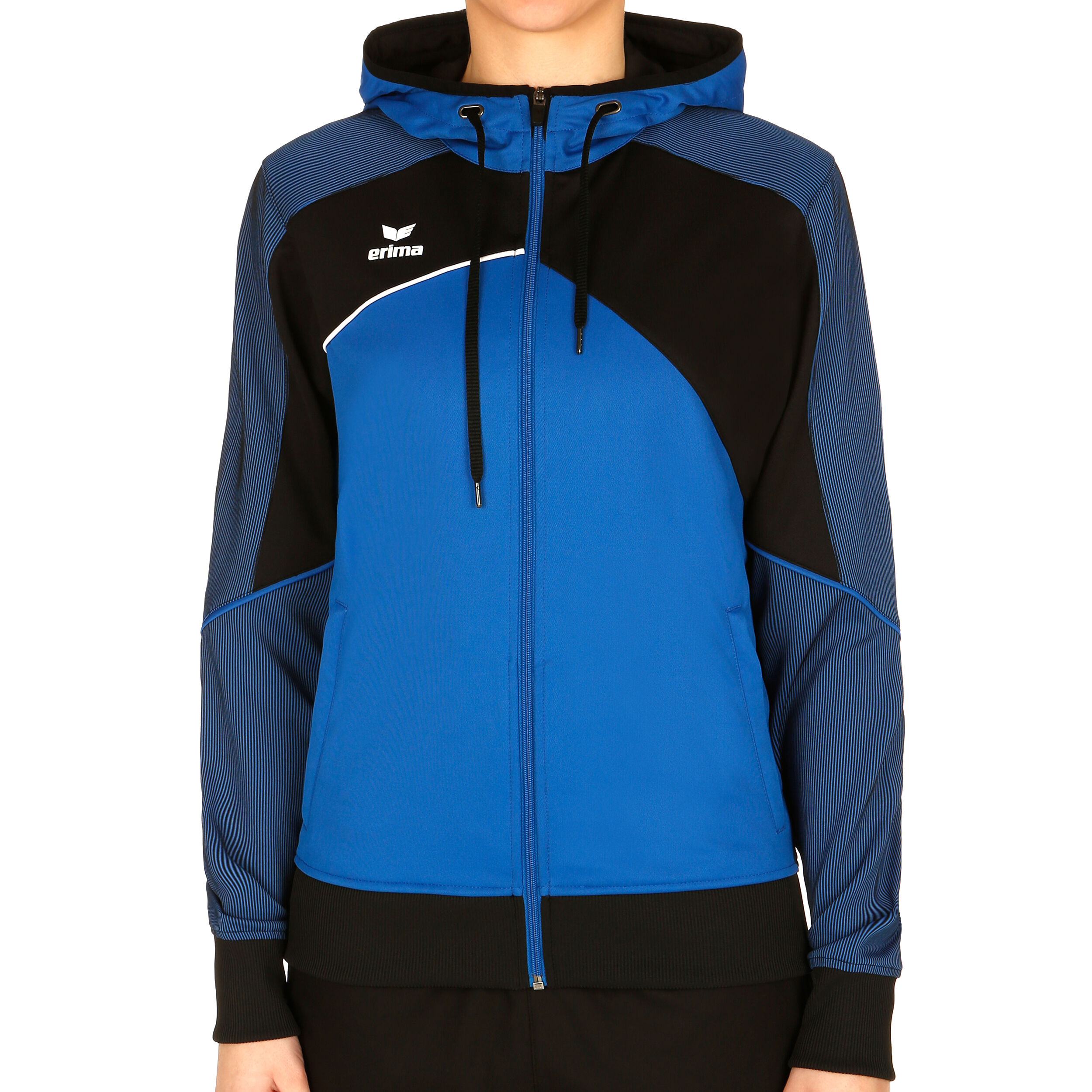 Erima Premium One 2.0 Trainingsjacke Damen Blau, Schwarz Erima Premium One 2.0 Trainingsjacke Damen Blau, Schwarz