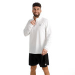 BIDI BADU Tennisbekleidung BIDI BADU Crew 2.0 Longsleeve Herren-wei&szlig;