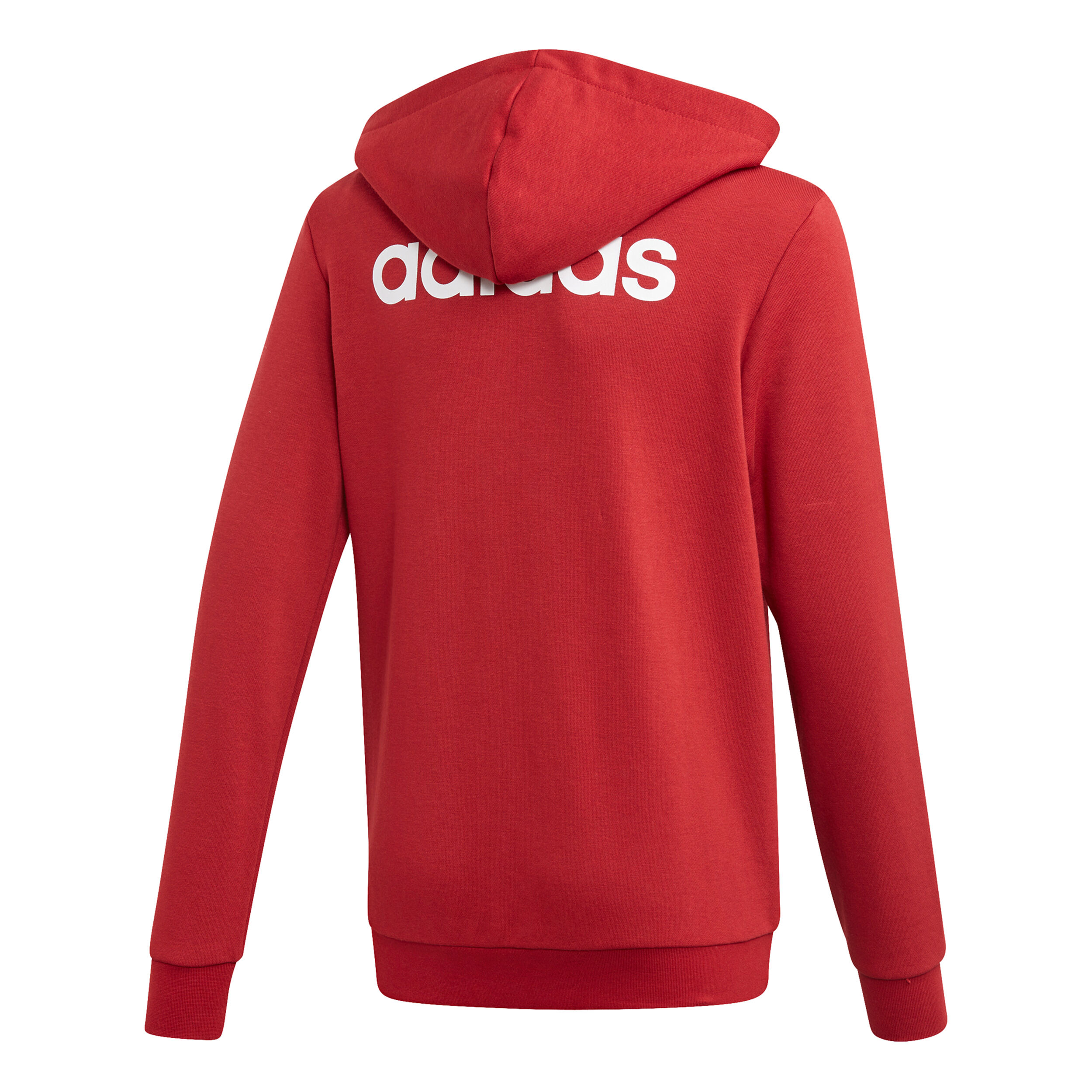 adidas Essentials Linear Sweatjacke Jungen Rot, Weiß adidas Essentials Linear Sweatjacke Jungen Rot, Weiß