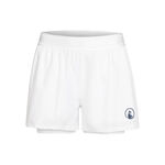 Quiet Please Bekleidung Quiet Please Point 2in1 Shorts Damen-Wei&szlig;,Dunkelblau