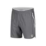 Quiet Please Tennisbekleidung Quiet Please Drop 7in Shorts Herren - grau, wei&szlig;