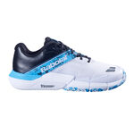 Babolat Padelschuhe Babolat Movea 2 Padelschuh Herren-Weiß,Hellblau