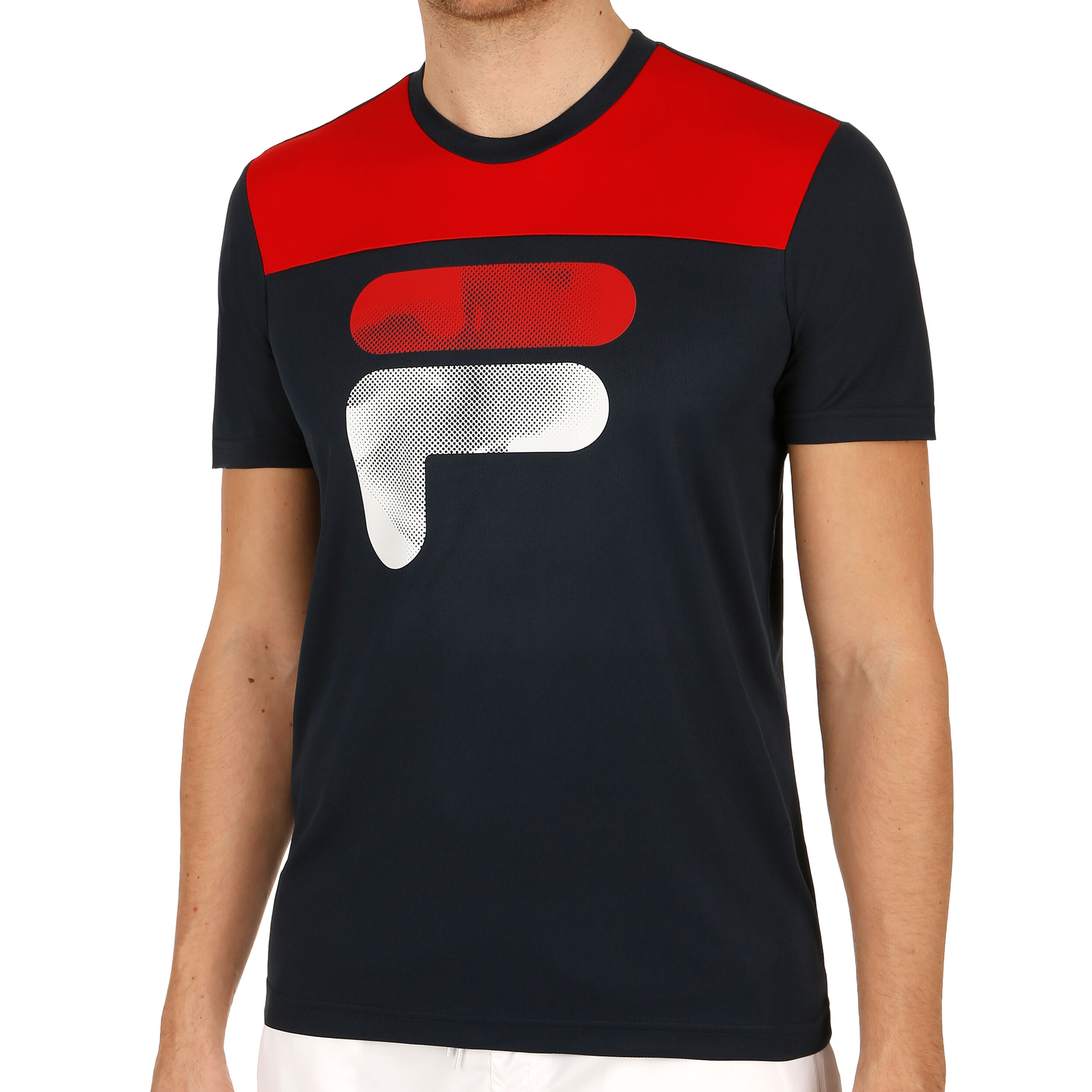 Fila Tim T Shirt Herren Dunkelblau Rot online kaufen Tennis Point AT
