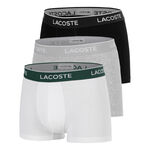 Lacoste Boxer Short Lacoste Boxershorts Courts 3er Pack Boxer Short Herren-schwarz, wei&szlig;