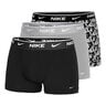 Everyday Stretch Trunk Boxer Short 3er Pack Herren - mehrfarbig, hellgrau