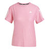 Own The Run Laufshirt Damen-Pink,Wei&szlig;