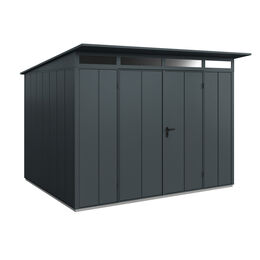 Set Berry Gerätehaus Modern-P,Typ3,RAL7016, 2 flg, inkl. Zubehör