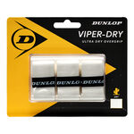 Dunlop Overgrips Dunlop  Viperdry  3er Pack - weiß