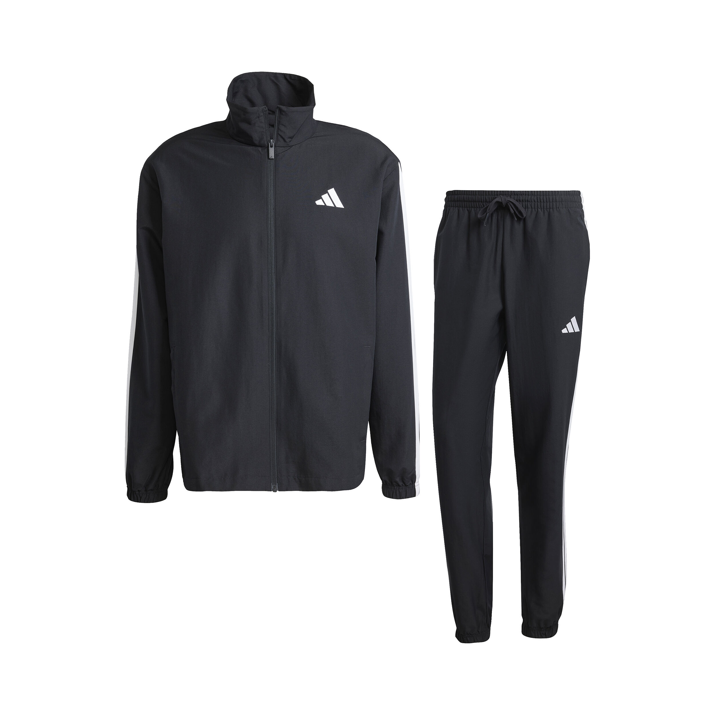 adidas 3 Stripes Woven Trainingsanzug Herren Schwarz online kaufen Tennis Point AT