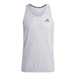 adidas Bekleidung adidas Ultimate Engineered Laufshirt Herren-Silber