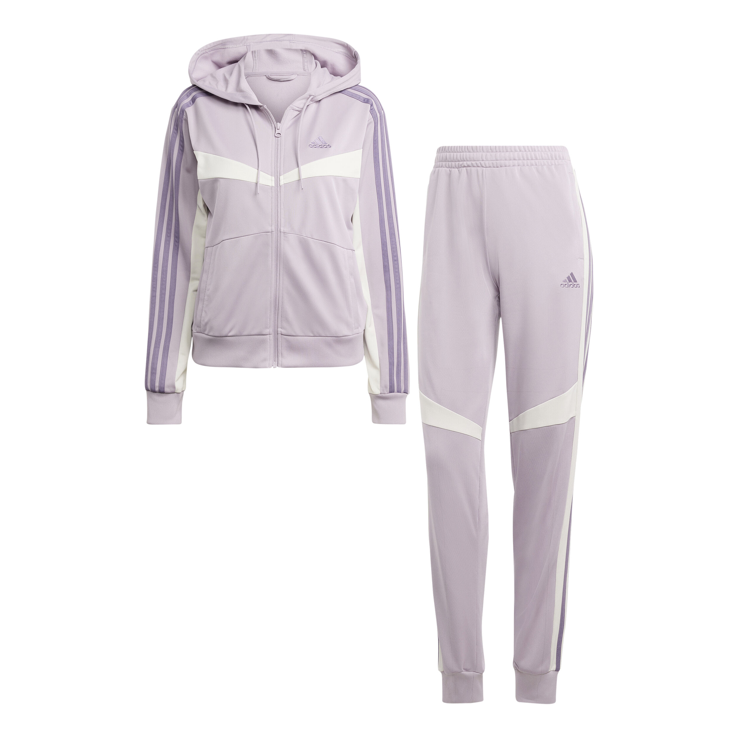 adidas Boldblock Trainingsanzug Damen Flieder WeiB online kaufen Tennis Point AT