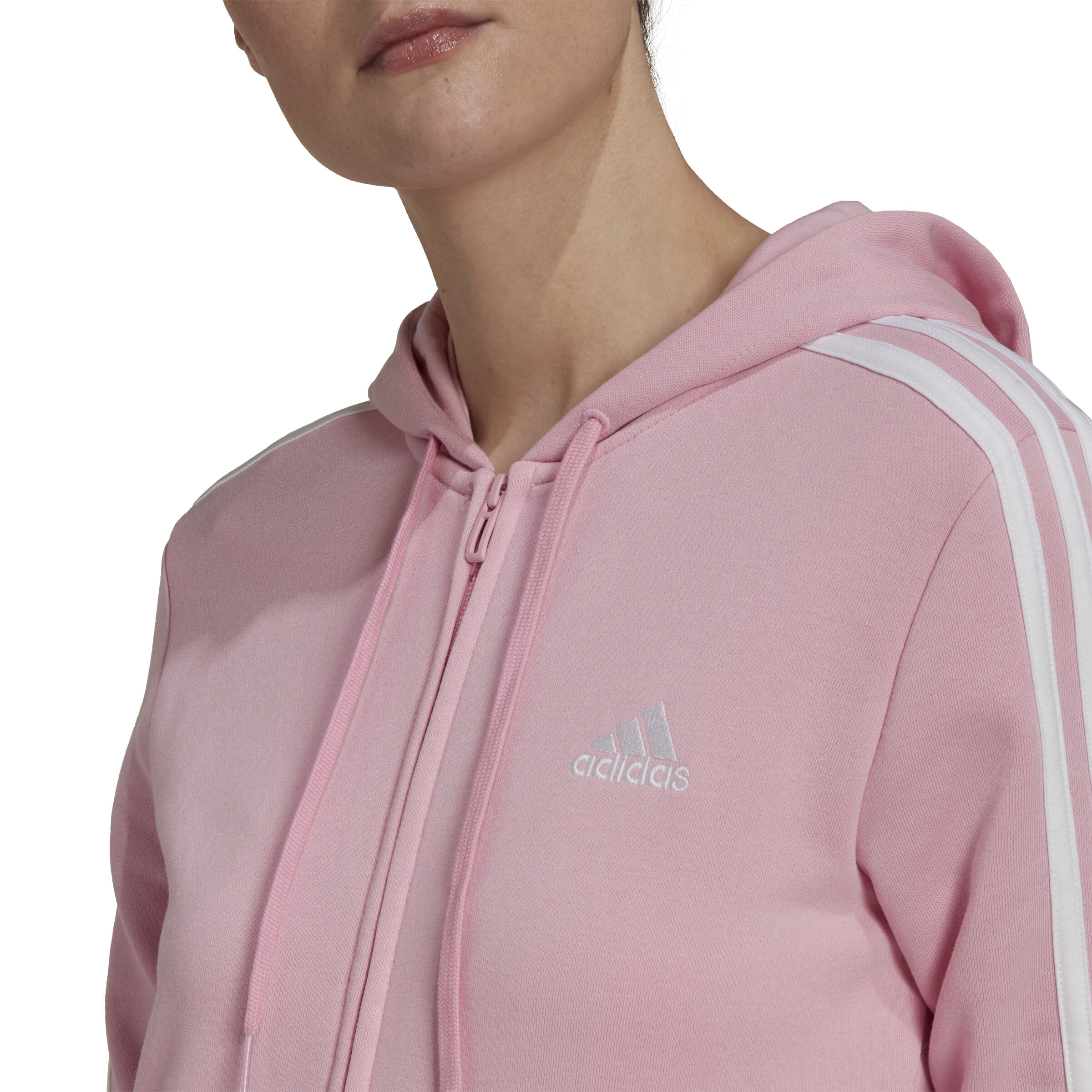 Adidas sweatjacke damen rosa best sale