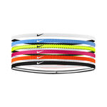 Nike Bekleidung Nike Nike Flex Classic Slim Haarband 6er Pack -neongelb,pink