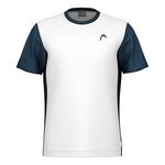 HEAD Bekleidung HEAD Slice T-Shirt Herren-Weiß