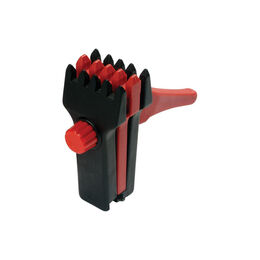 Universelle Doppelhaltezange rot/schwarz