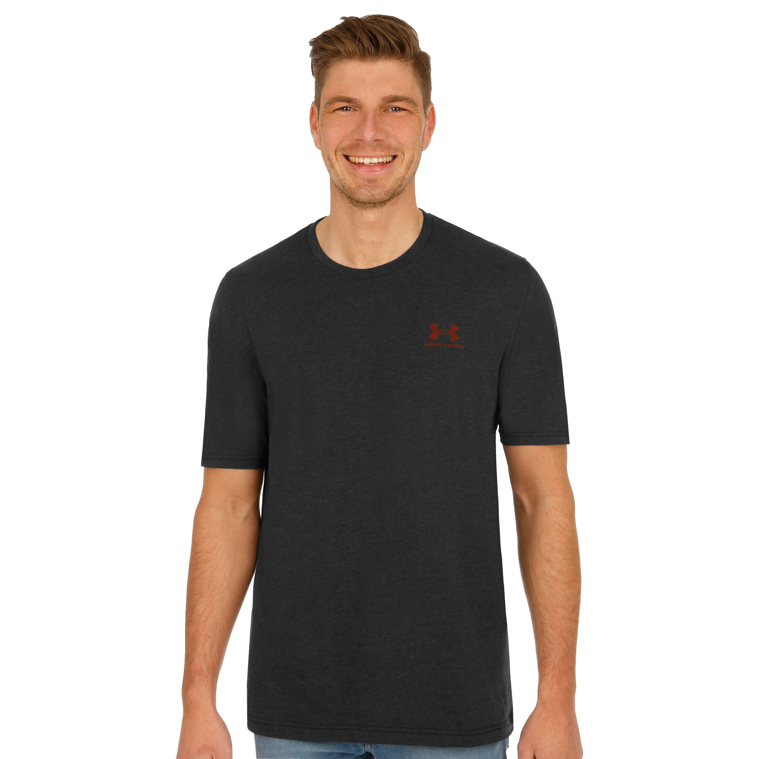 Under armour left chest lockup tee on sale