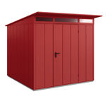 Hörmann Set Berry Gerätehaus Modern-P,Typ2,RAL3004, 1 flg, inkl. Zubehör