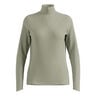 Essential Ceramiwarm 1/2 Zip Laufshirt Damen-Oliv