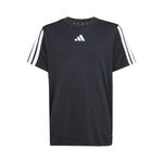 adidas Bekleidung adidas Training Essentials 3 Stripes T-Shirt Kinder-Schwarz,Weiß
