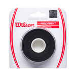 Wilson Overgrips Wilson  Absorbx 3er Pack - schwarz