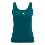 Diadora Tennisbekleidung Diadora Court Tank-Top Damen-dunkelgr&uuml;n