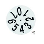 Tegra Platzbedarf Tegra Match-Pointer EDS,Größe Spielstandsanzeige-Weiß