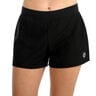 Crew 2.0 2in1 Shorts Damen-schwarz