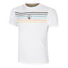 Endlessly Trainings Stripe T-Shirt Herren-Wei&szlig;,Mehrfarbig
