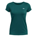 Under Armour Bekleidung Under Armour Heatgear T-Shirt Damen - petrol, 