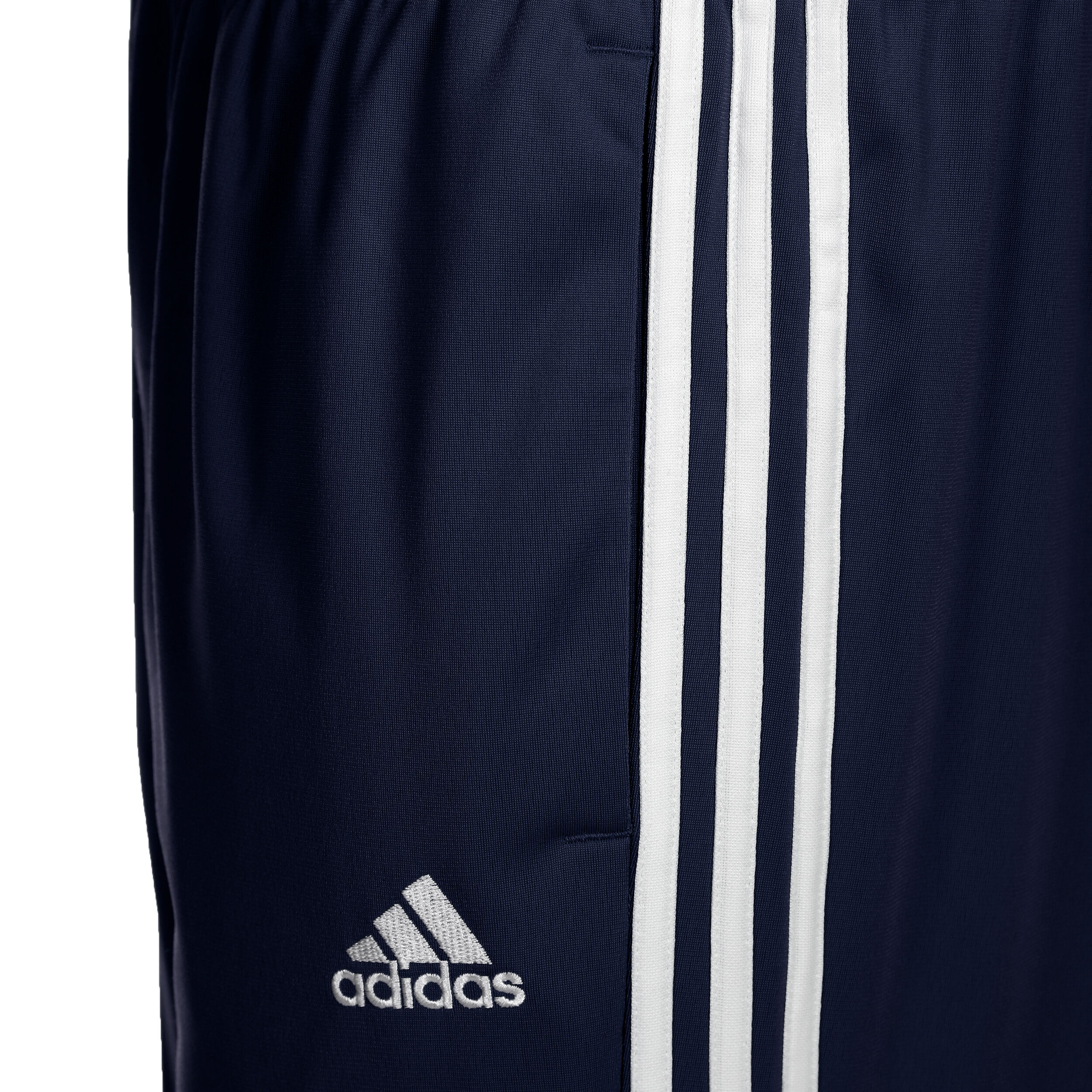 adidas Sportswear Basic 3 Stripes Tricot Trainingsanzug Herren Dunkelblau WeiB online kaufen Tennis Point AT
