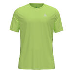 Odlo Bekleidung Odlo Zeroweight Chill-Tec Crew Neck Laufshirt Herren - limette, 