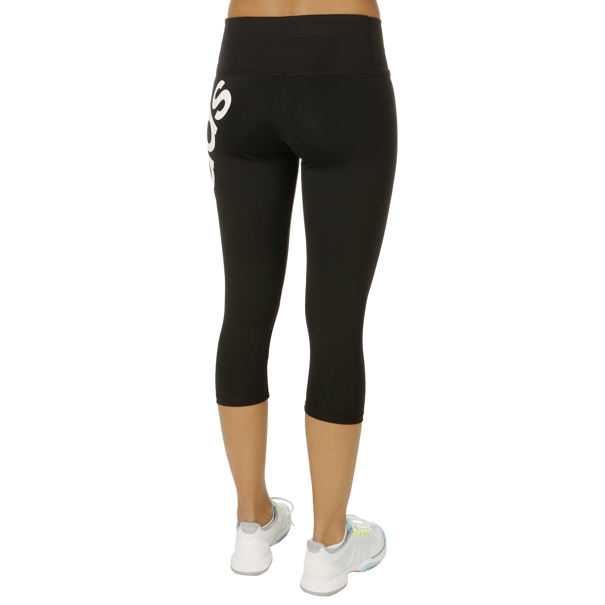 adidas Techfit 34 Logo Tight Laufhose 34 Damen Schwarz adidas Techfit 34 Logo Tight Laufhose 34 Damen Schwarz