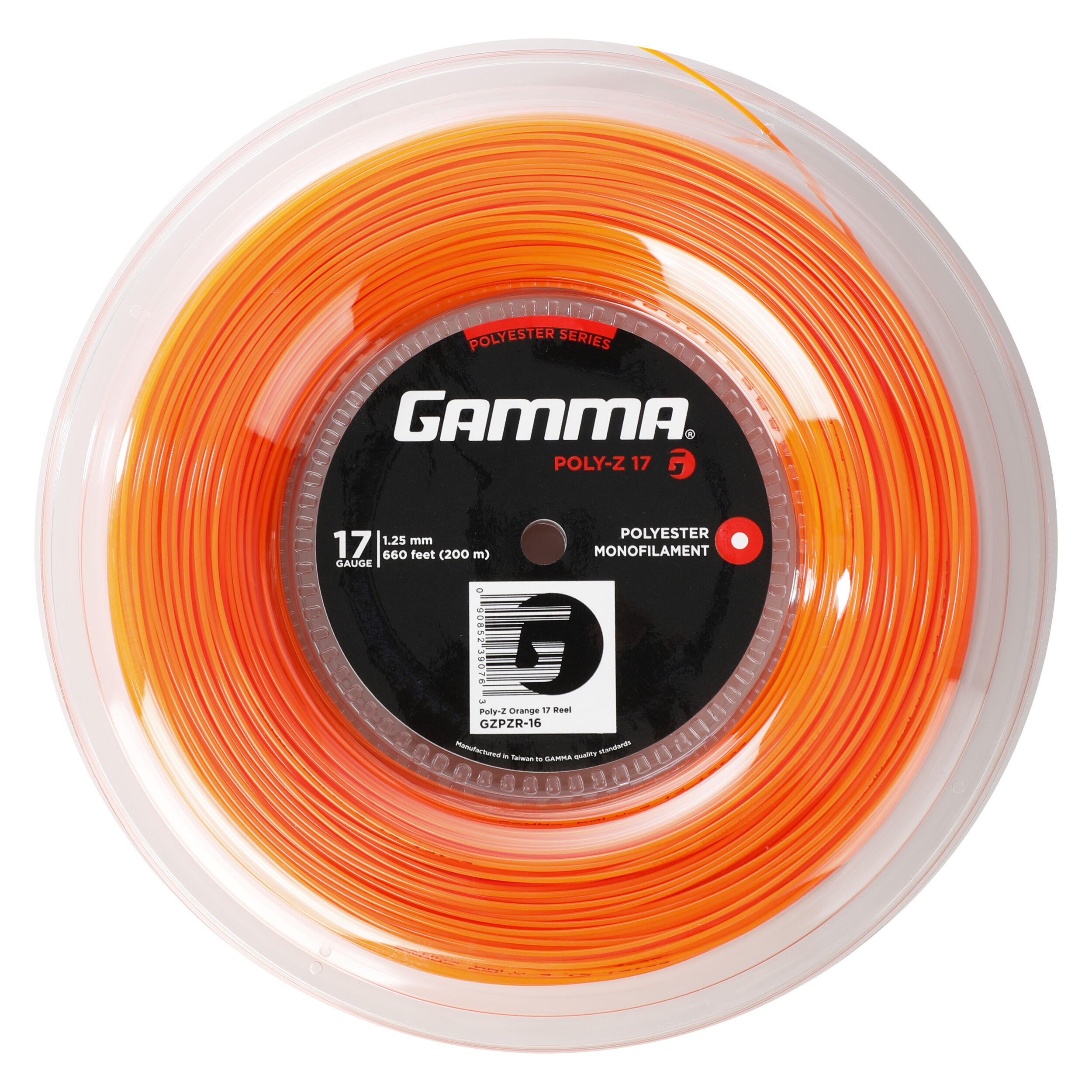 Gamma Io Soft 200M Charcoal Tennis Saitenrolle 200m Grau 1,23 NEU 