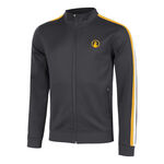 Quiet Please Bekleidung Quiet Please Endlessly Stripes Trainingsjacke Herren-Anthrazit,Orange