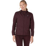 ASICS Bekleidung ASICS Road Laufjacke Damen-dunkelrot