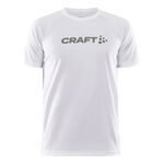Craft Bekleidung Craft Core Essence Logo Laufshirt Herren-Wei&szlig;