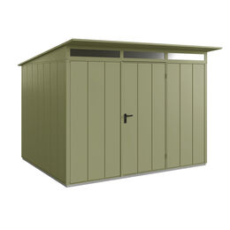 Set Berry Gerätehaus Modern-P,Typ3,RAL6013, 1 flg, inkl. Zubehör