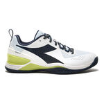 Diadora Tennisschuhe Diadora Blushield Torneo 2 Sandplatzschuh Herren-Wei&szlig;,Blau